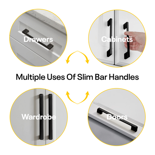 Black Bar Handles Slim FIGO