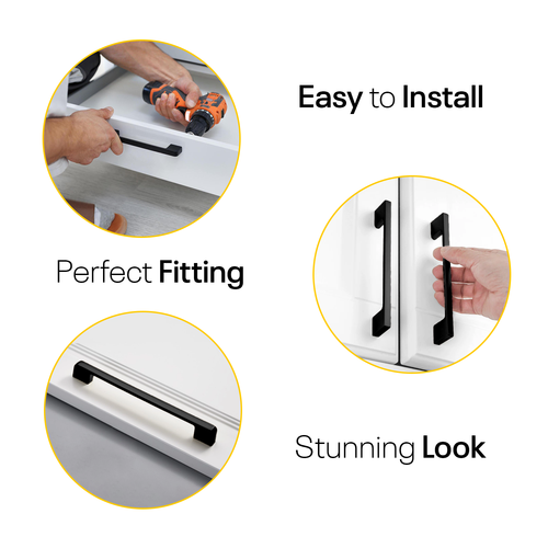 Black Bar Handles Slim FIGO