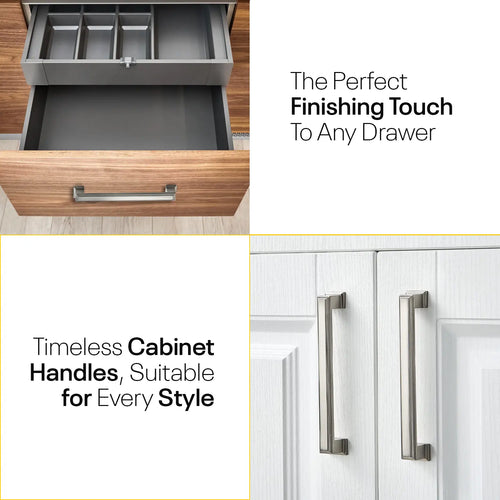 Silver Bar Handles Square FIGO