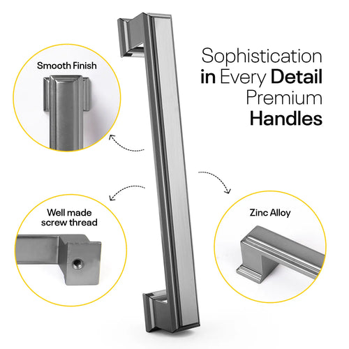 Silver Bar Handles Square FIGO