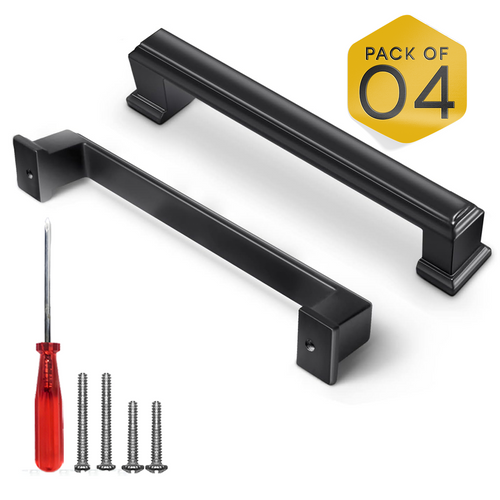 Black Bar Handles Square - 5 Inch FIGO