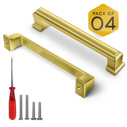 Golden Bar Handles Square - 5 Inch FIGO