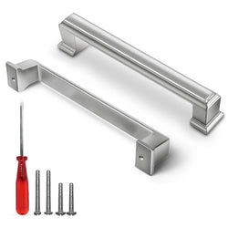 Silver Bar Handles Square FIGO