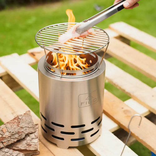 SYLVESTA® XL – 9” Stainless Steel Smokeless Tabletop Fire Pit [PRE-ORDER] FIGO Home